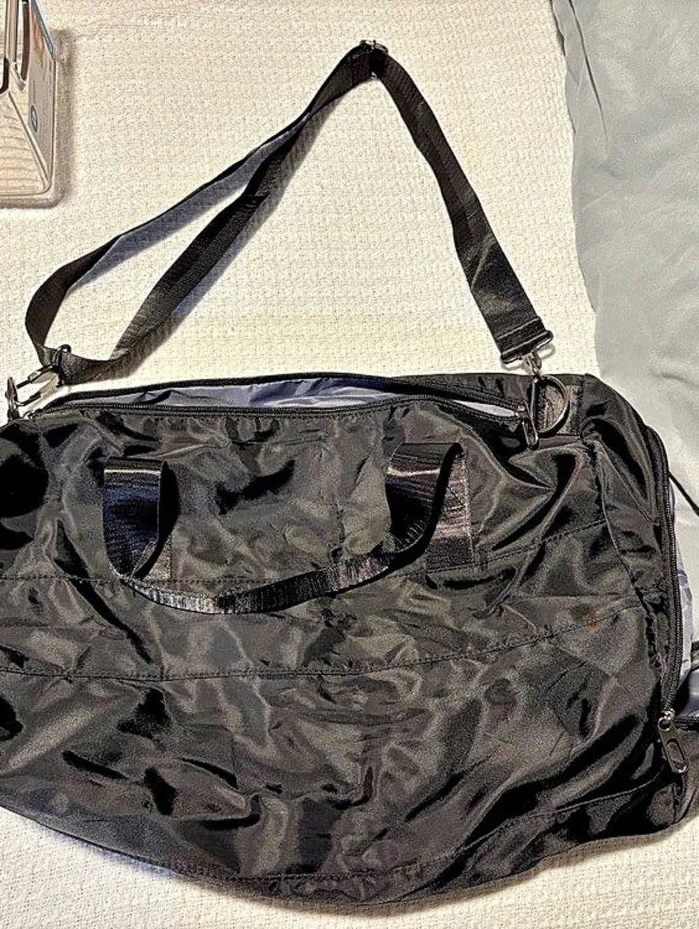 Black small duffle gym Bag